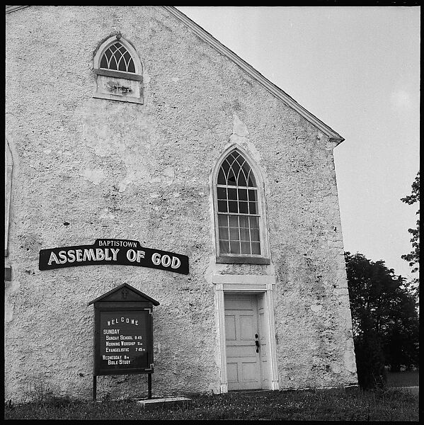 [12 Exterior Views of "Baptistown" Church], Walker Evans (American, St. Louis, Missouri 1903–1975 New Haven, Connecticut), Film negative