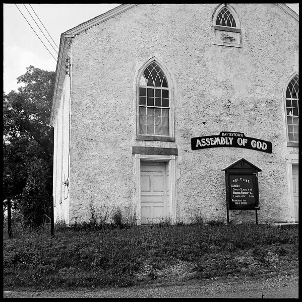[12 Exterior Views of "Baptistown" Church], Walker Evans (American, St. Louis, Missouri 1903–1975 New Haven, Connecticut), Film negative