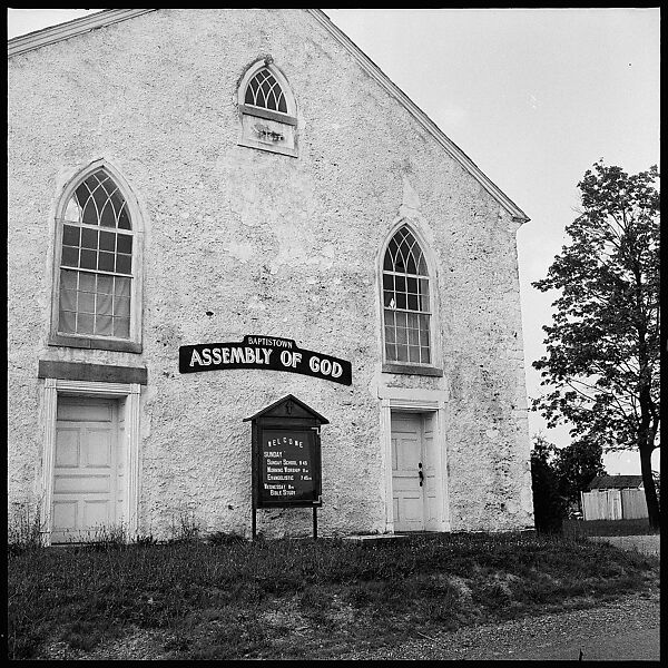 [12 Exterior Views of "Baptistown" Church], Walker Evans (American, St. Louis, Missouri 1903–1975 New Haven, Connecticut), Film negative