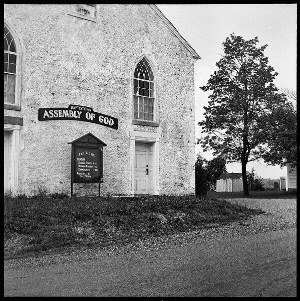 [12 Exterior Views of "Baptistown" Church], Walker Evans (American, St. Louis, Missouri 1903–1975 New Haven, Connecticut), Film negative