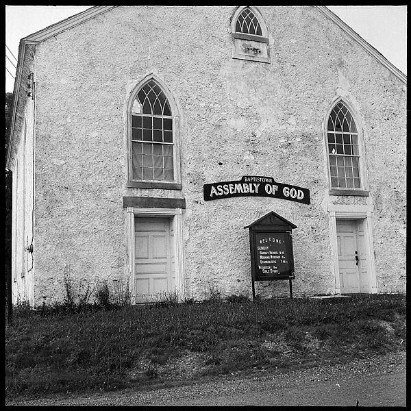 [12 Exterior Views of "Baptistown" Church], Walker Evans (American, St. Louis, Missouri 1903–1975 New Haven, Connecticut), Film negative