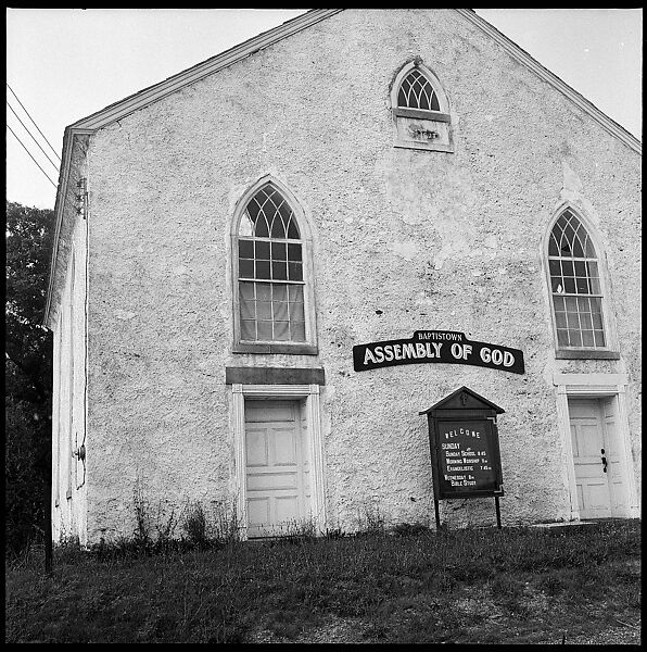 [12 Exterior Views of "Baptistown" Church], Walker Evans (American, St. Louis, Missouri 1903–1975 New Haven, Connecticut), Film negative