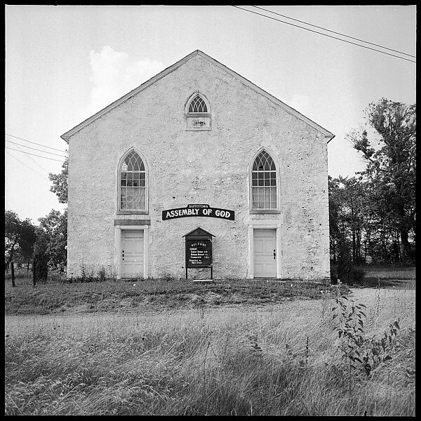 [12 Exterior Views of "Baptistown" Church], Walker Evans (American, St. Louis, Missouri 1903–1975 New Haven, Connecticut), Film negative