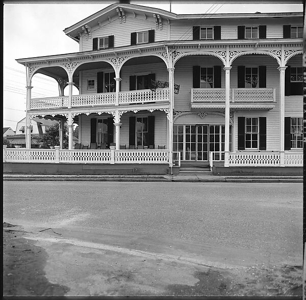 [56 Exterior Views of Hotels, Cape May, New Jersey], Walker Evans (American, St. Louis, Missouri 1903–1975 New Haven, Connecticut), Film negative