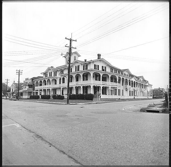 [56 Exterior Views of Hotels, Cape May, New Jersey], Walker Evans (American, St. Louis, Missouri 1903–1975 New Haven, Connecticut), Film negative