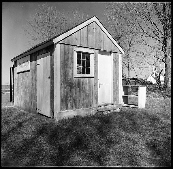 [12 Exterior Views and Details of Wooden Shed, Essex School, Essex, Connecticut], Walker Evans (American, St. Louis, Missouri 1903–1975 New Haven, Connecticut), Film negative