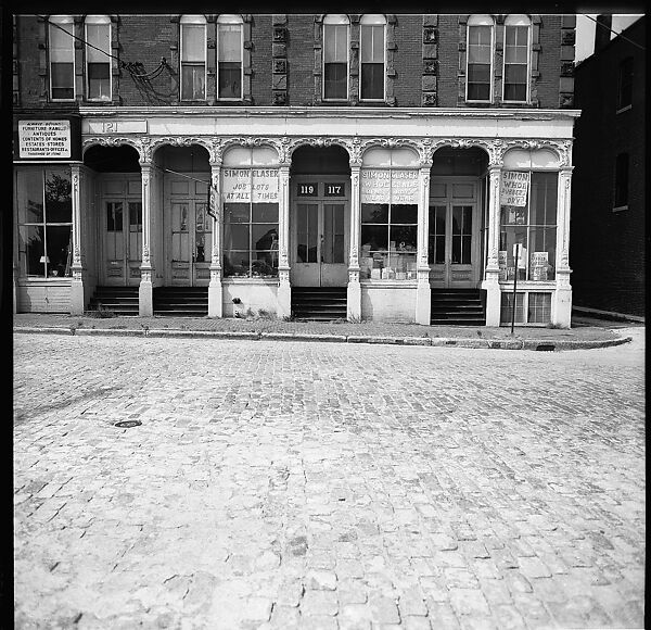 [12 Views of Building Facades and Signs], Walker Evans (American, St. Louis, Missouri 1903–1975 New Haven, Connecticut), Film negative