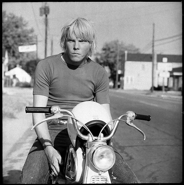[7 Portraits of Unidentified Man on Motorcycle and Church Sign, Virginia], Walker Evans (American, St. Louis, Missouri 1903–1975 New Haven, Connecticut), Film negative 