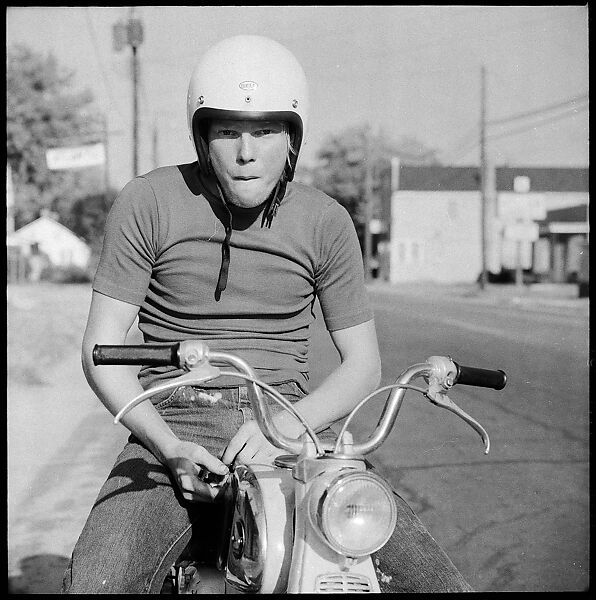 [7 Portraits of Unidentified Man on Motorcycle and Church Sign, Virginia], Walker Evans (American, St. Louis, Missouri 1903–1975 New Haven, Connecticut), Film negative