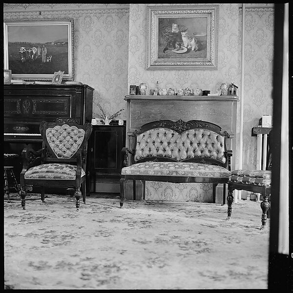 [23 Views of Victorian Interior, Oldwick, New Jersey], Walker Evans (American, St. Louis, Missouri 1903–1975 New Haven, Connecticut), Film negative