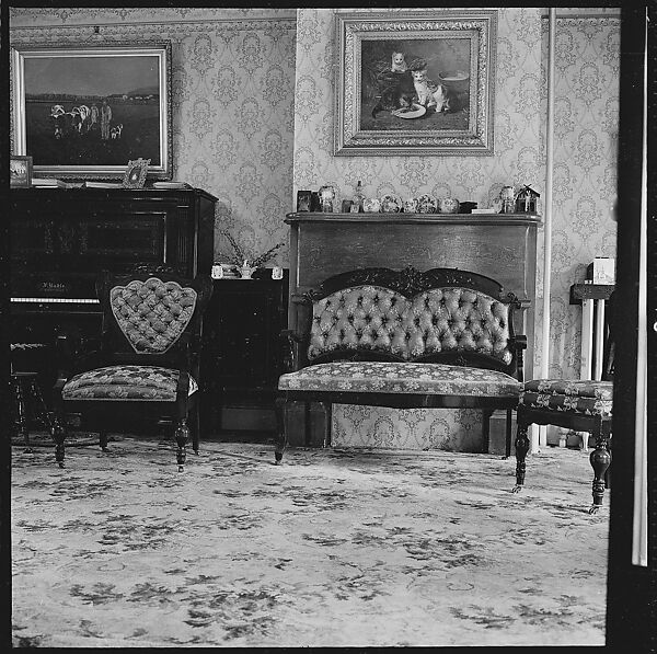 [23 Views of Victorian Interior, Oldwick, New Jersey], Walker Evans (American, St. Louis, Missouri 1903–1975 New Haven, Connecticut), Film negative