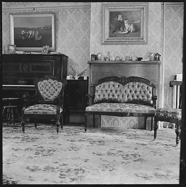 [23 Views of Victorian Interior, Oldwick, New Jersey], Walker Evans (American, St. Louis, Missouri 1903–1975 New Haven, Connecticut), Film negative