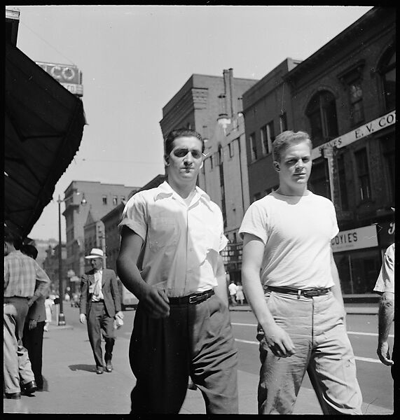 [18 Views of Pedestrians, Vicinity of Uniontown, Maryland], Walker Evans (American, St. Louis, Missouri 1903–1975 New Haven, Connecticut), Film negative