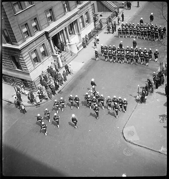 [8 Views of Parade in Greenwich Village, New York City], Walker Evans (American, St. Louis, Missouri 1903–1975 New Haven, Connecticut), Film negative