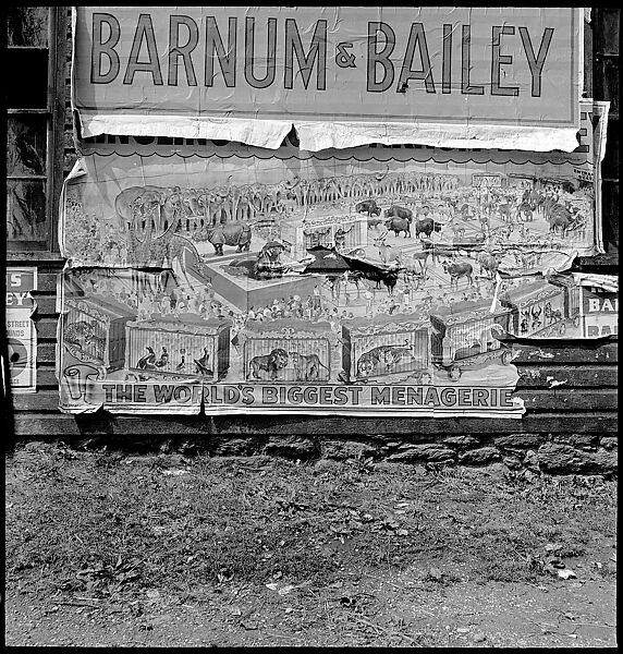[4 Views of Circus Signs, Maryland], Walker Evans (American, St. Louis, Missouri 1903–1975 New Haven, Connecticut), Film negative