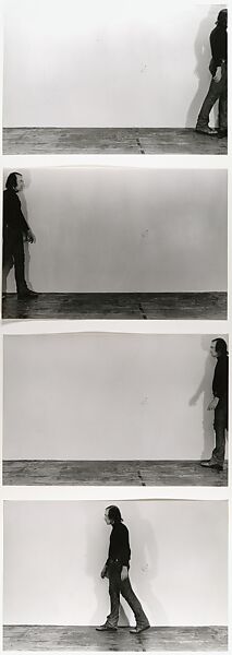 A Performance Situation Using Walking, Running, Vito Acconci (American, Bronx, New York 1940–2017 New York), Gelatin silver prints 