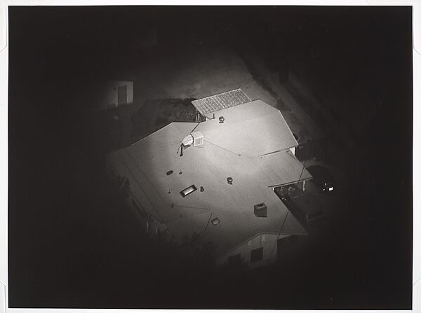[16 Aerial Views of Houses from the "Night Sun" Series], David Deutsch (American, born 1943), Gelatin silver prints