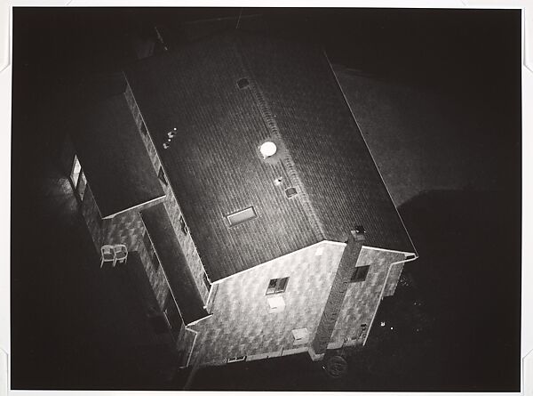 [16 Aerial Views of Houses from the "Night Sun" Series], David Deutsch (American, born 1943), Gelatin silver prints