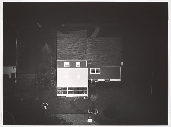 [16 Aerial Views of Houses from the "Night Sun" Series], David Deutsch (American, born 1943), Gelatin silver prints
