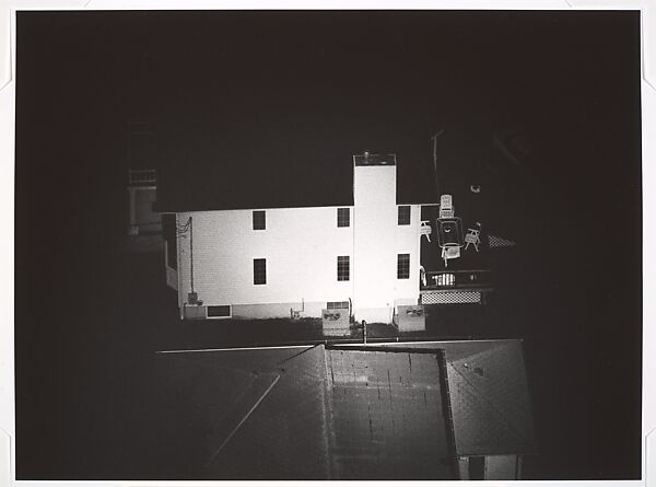 [16 Aerial Views of Houses from the "Night Sun" Series], David Deutsch (American, born 1943), Gelatin silver prints