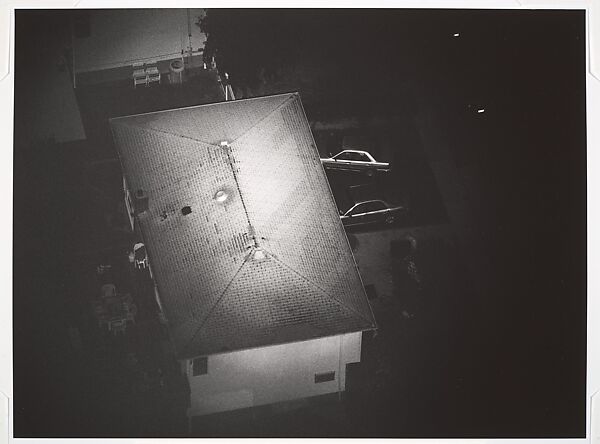 [16 Aerial Views of Houses from the "Night Sun" Series], David Deutsch (American, born 1943), Gelatin silver prints