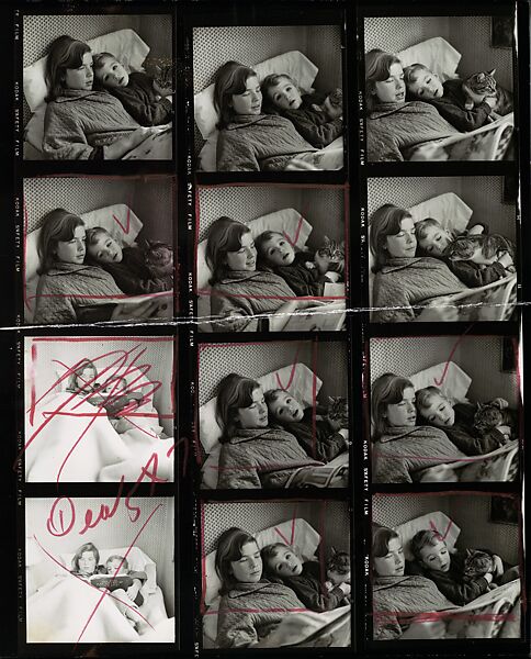 [3 Original Annotated Contact Sheets of the Coggeshall Family], Walker Evans (American, St. Louis, Missouri 1903–1975 New Haven, Connecticut), Gelatin silver prints