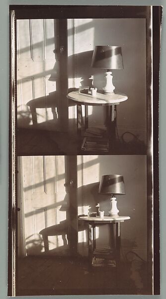 [7 Original Contact Sheets of Interior Details in Walker Evans's Apartment], Walker Evans (American, St. Louis, Missouri 1903–1975 New Haven, Connecticut), Gelatin silver prints