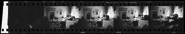 [8 Portraits of Isabelle Evans, and Ethel and Thomas Dabney Mabry in their Home in Allensville, Kentucky ], Walker Evans (American, St. Louis, Missouri 1903–1975 New Haven, Connecticut), Film negative