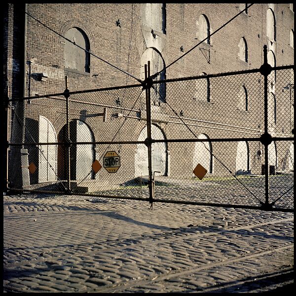 [227 Views of Buildings and Brooklyn Bridge for Fortune Article "On the Waterfront"], Walker Evans (American, St. Louis, Missouri 1903–1975 New Haven, Connecticut), Color film transparency