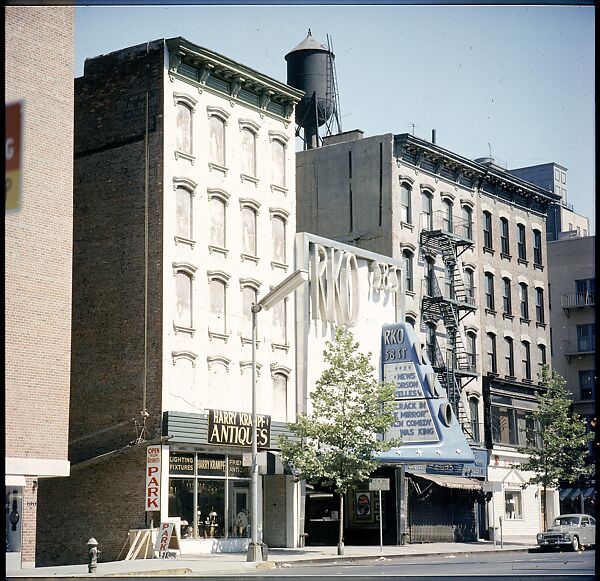 [227 Views of Buildings and Brooklyn Bridge for Fortune Article "On the Waterfront"], Walker Evans (American, St. Louis, Missouri 1903–1975 New Haven, Connecticut), Color film transparency