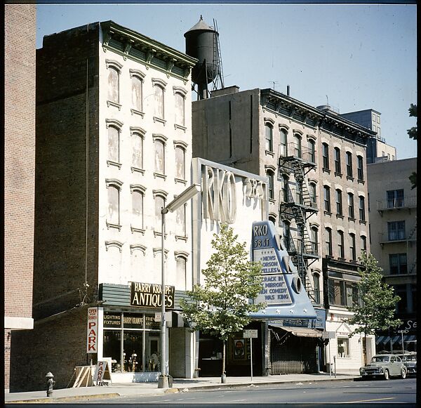 [227 Views of Buildings and Brooklyn Bridge for Fortune Article "On the Waterfront"], Walker Evans (American, St. Louis, Missouri 1903–1975 New Haven, Connecticut), Color film transparency