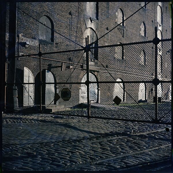 [227 Views of Buildings and Brooklyn Bridge for Fortune Article "On the Waterfront"], Walker Evans (American, St. Louis, Missouri 1903–1975 New Haven, Connecticut), Color film transparency