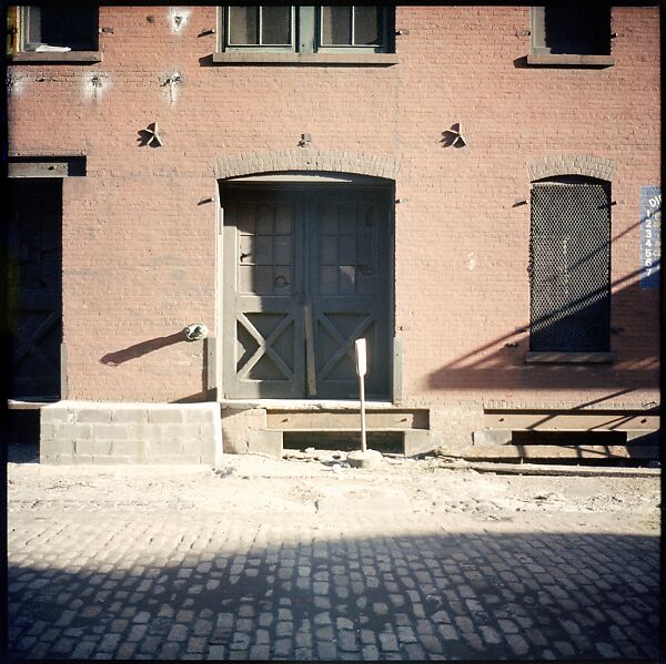 [227 Views of Buildings and Brooklyn Bridge for Fortune Article "On the Waterfront"], Walker Evans (American, St. Louis, Missouri 1903–1975 New Haven, Connecticut), Color film transparency