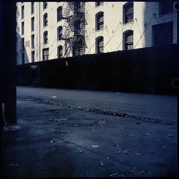 [227 Views of Buildings and Brooklyn Bridge for Fortune Article "On the Waterfront"], Walker Evans (American, St. Louis, Missouri 1903–1975 New Haven, Connecticut), Color film transparency
