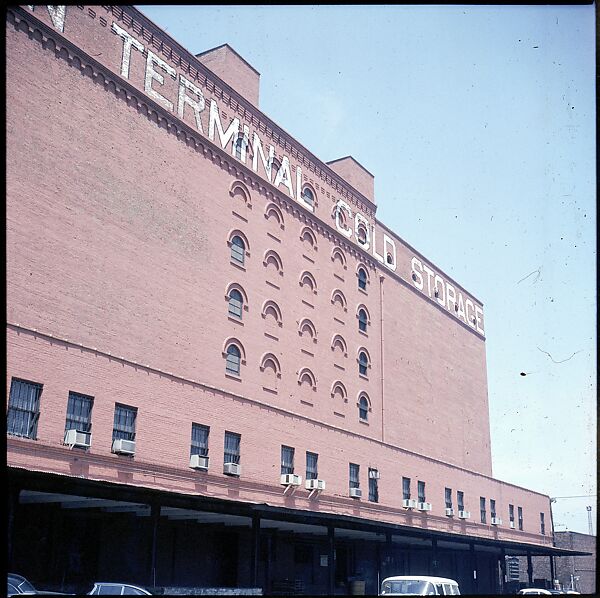 [227 Views of Buildings and Brooklyn Bridge for Fortune Article "On the Waterfront"], Walker Evans (American, St. Louis, Missouri 1903–1975 New Haven, Connecticut), Color film transparency