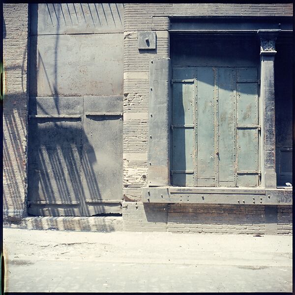[227 Views of Buildings and Brooklyn Bridge for Fortune Article "On the Waterfront"], Walker Evans (American, St. Louis, Missouri 1903–1975 New Haven, Connecticut), Color film transparency