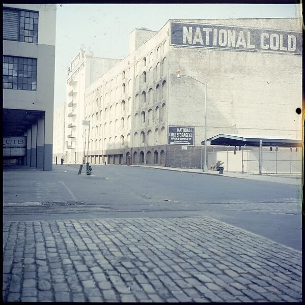 [227 Views of Buildings and Brooklyn Bridge for Fortune Article "On the Waterfront"], Walker Evans (American, St. Louis, Missouri 1903–1975 New Haven, Connecticut), Color film transparency