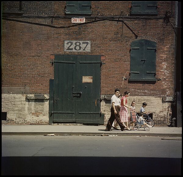 [227 Views of Buildings and Brooklyn Bridge for Fortune Article "On the Waterfront"], Walker Evans (American, St. Louis, Missouri 1903–1975 New Haven, Connecticut), Color film transparency