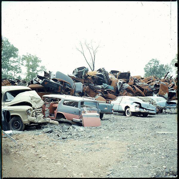 [192 Views of Junked Cars for Fortune Article "The Auto Junkyard"], Walker Evans (American, St. Louis, Missouri 1903–1975 New Haven, Connecticut), Color film transparency