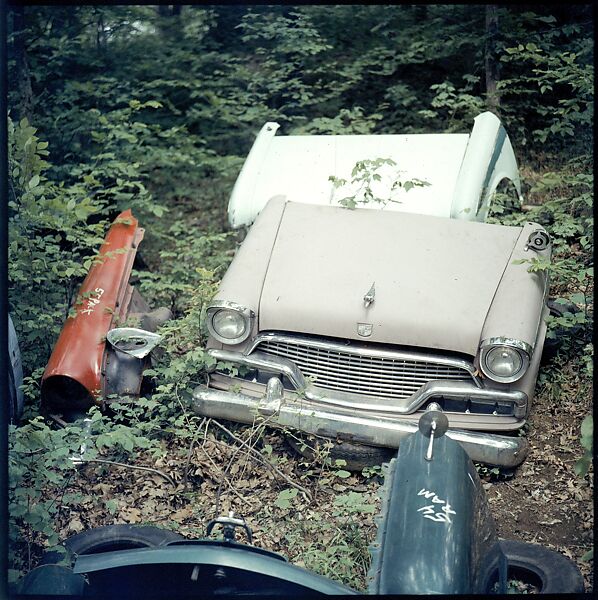 [192 Views of Junked Cars for Fortune Article "The Auto Junkyard"], Walker Evans (American, St. Louis, Missouri 1903–1975 New Haven, Connecticut), Color film transparency