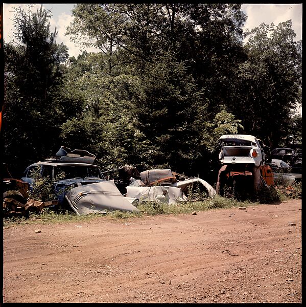 [192 Views of Junked Cars for Fortune Article "The Auto Junkyard"], Walker Evans (American, St. Louis, Missouri 1903–1975 New Haven, Connecticut), Color film transparency