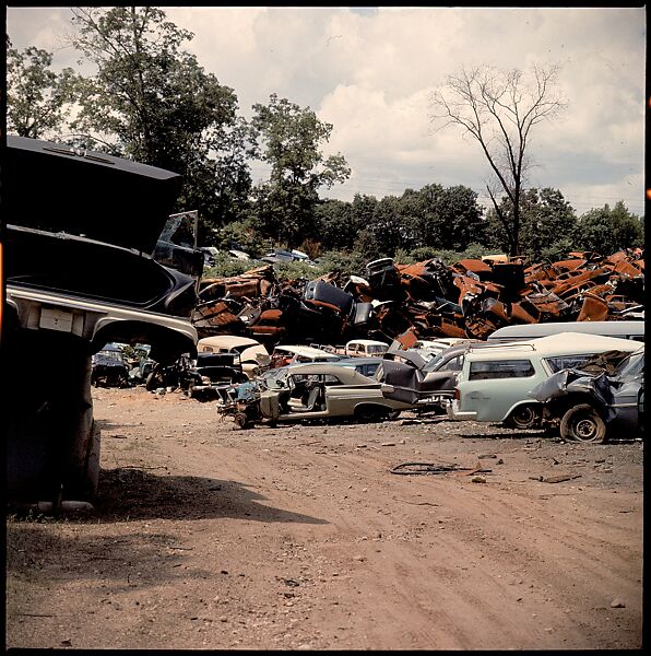 [192 Views of Junked Cars for Fortune Article "The Auto Junkyard"], Walker Evans (American, St. Louis, Missouri 1903–1975 New Haven, Connecticut), Color film transparency