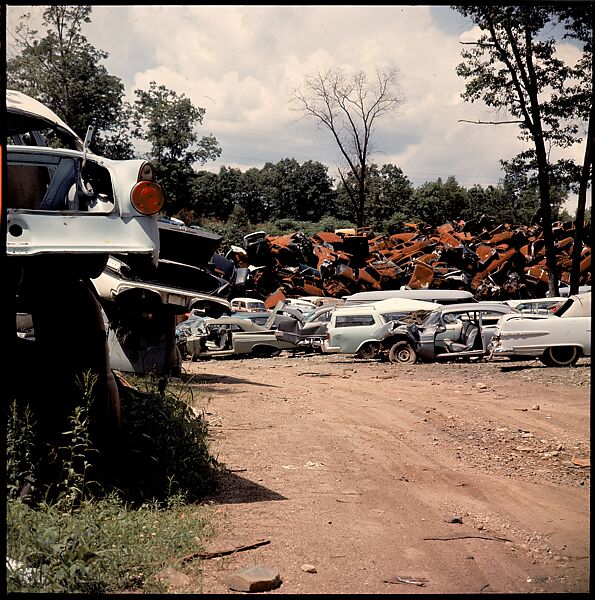 [192 Views of Junked Cars for Fortune Article "The Auto Junkyard"], Walker Evans (American, St. Louis, Missouri 1903–1975 New Haven, Connecticut), Color film transparency