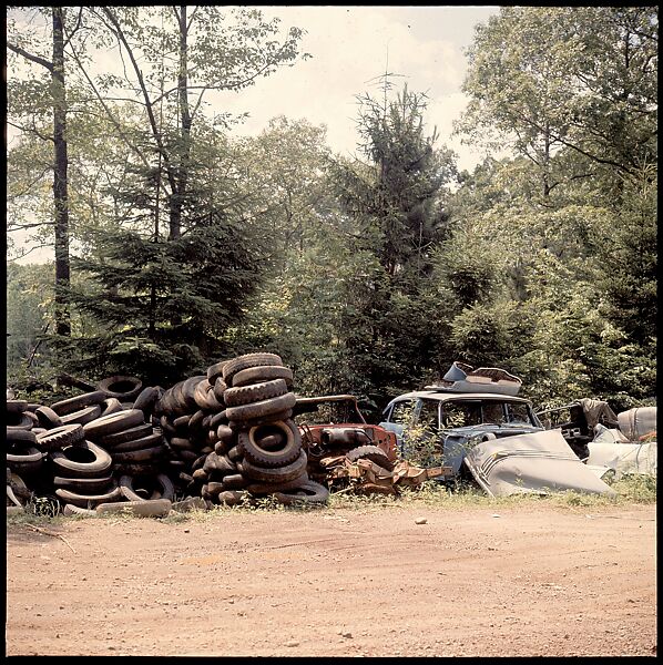 [192 Views of Junked Cars for Fortune Article "The Auto Junkyard"], Walker Evans (American, St. Louis, Missouri 1903–1975 New Haven, Connecticut), Color film transparency
