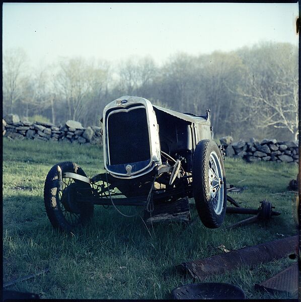 [192 Views of Junked Cars for Fortune Article "The Auto Junkyard"], Walker Evans (American, St. Louis, Missouri 1903–1975 New Haven, Connecticut), Color film transparency
