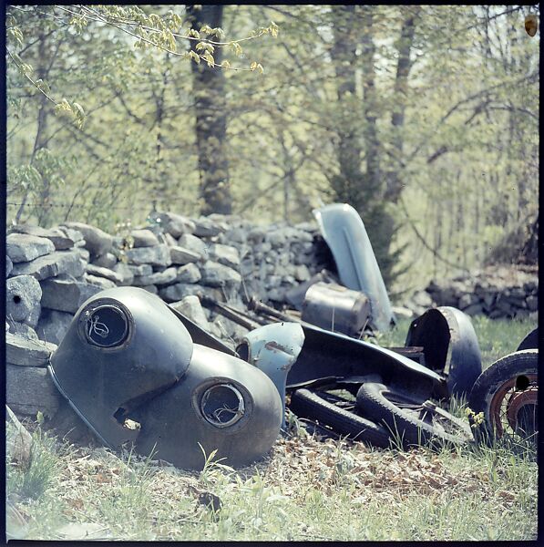 [192 Views of Junked Cars for Fortune Article "The Auto Junkyard"], Walker Evans (American, St. Louis, Missouri 1903–1975 New Haven, Connecticut), Color film transparency