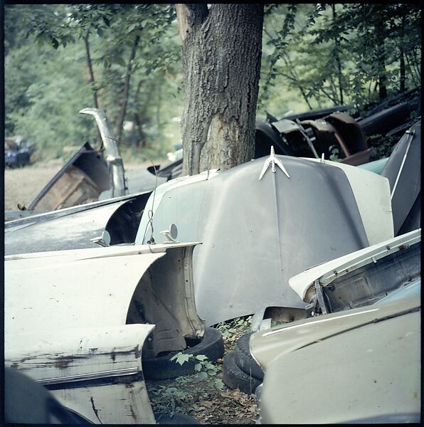 [192 Views of Junked Cars for Fortune Article "The Auto Junkyard"], Walker Evans (American, St. Louis, Missouri 1903–1975 New Haven, Connecticut), Color film transparency