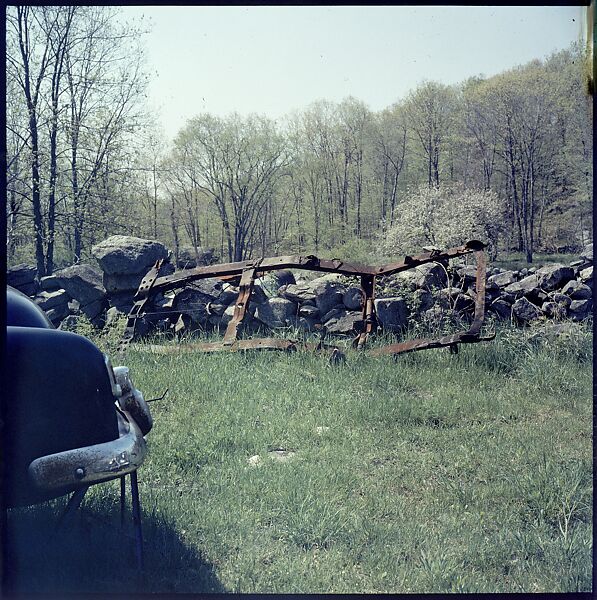 [192 Views of Junked Cars for Fortune Article "The Auto Junkyard"], Walker Evans (American, St. Louis, Missouri 1903–1975 New Haven, Connecticut), Color film transparency