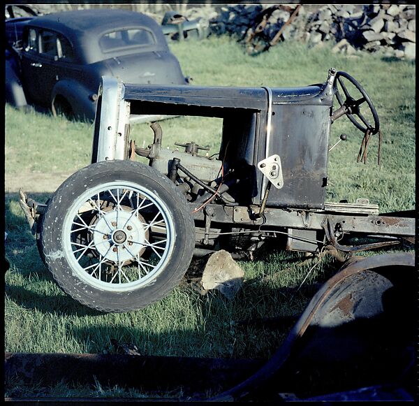 [192 Views of Junked Cars for Fortune Article "The Auto Junkyard"], Walker Evans (American, St. Louis, Missouri 1903–1975 New Haven, Connecticut), Color film transparency
