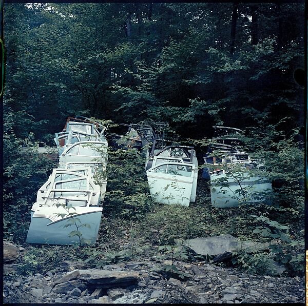 [192 Views of Junked Cars for Fortune Article "The Auto Junkyard"], Walker Evans (American, St. Louis, Missouri 1903–1975 New Haven, Connecticut), Color film transparency